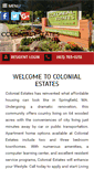 Mobile Screenshot of colonialestatesbc.com